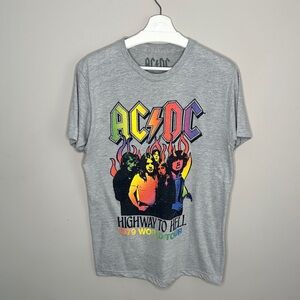 AC/DC Gray Graphic T-Shirt